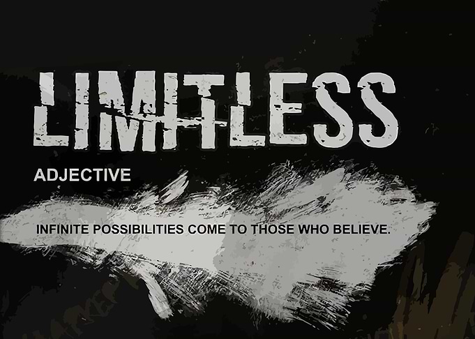 Limitless Adjective Poster