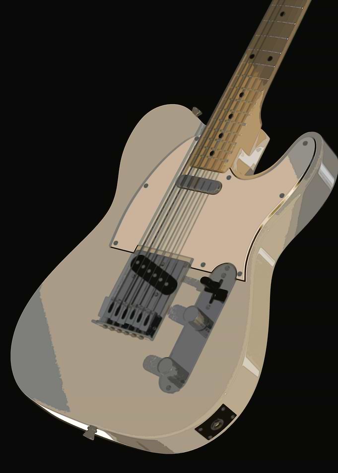 Cream Electric Guitar