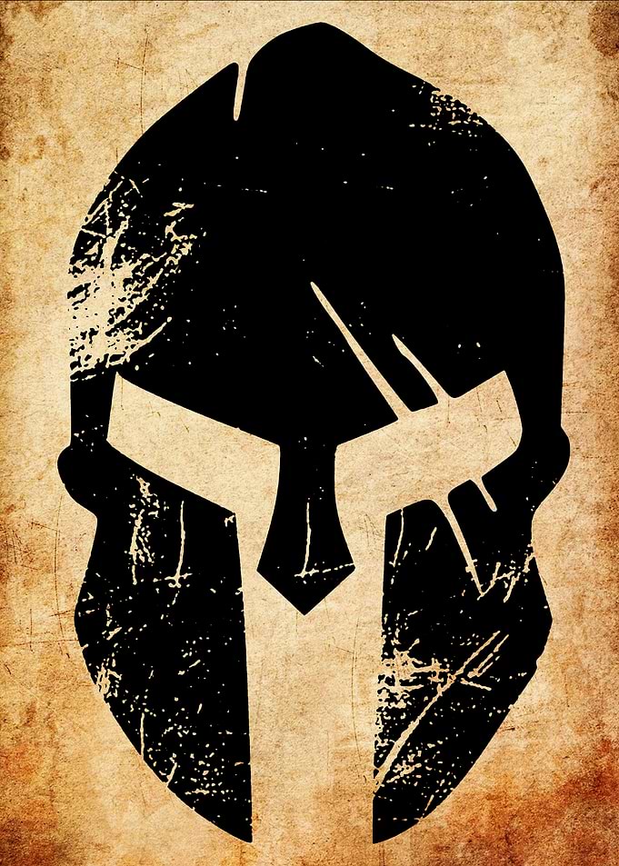 Spartan Helmet Silhouette