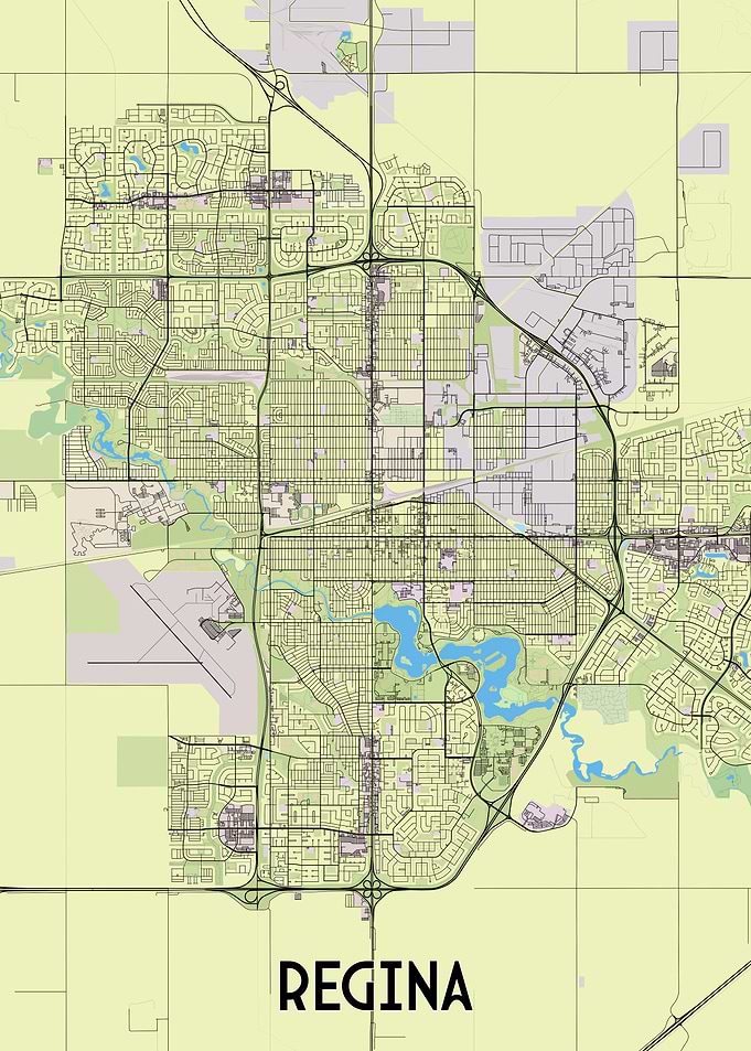 Regina City Map