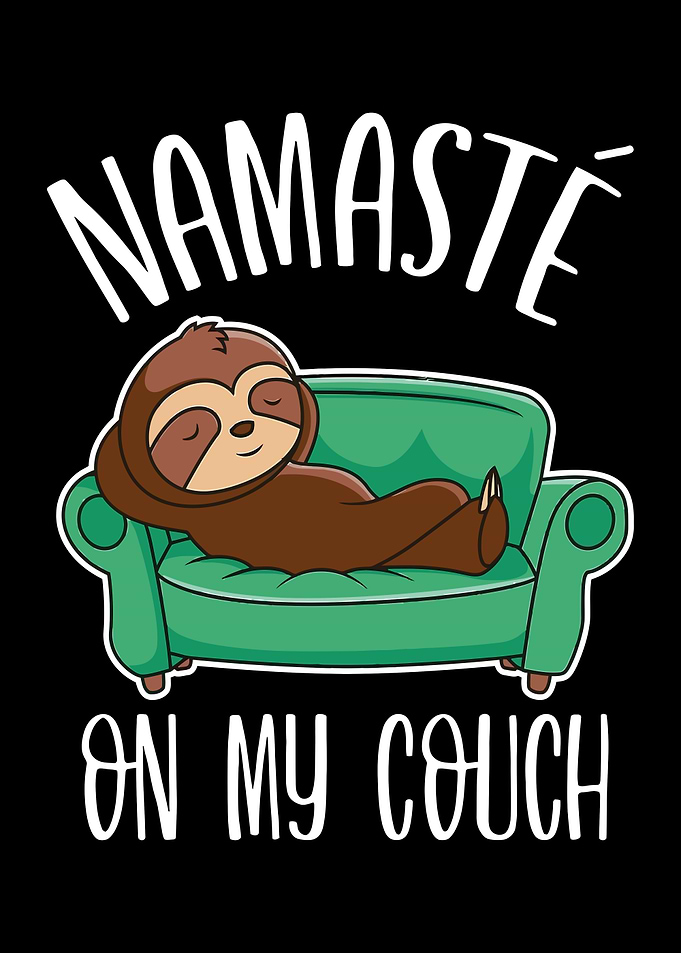 Sloth Couch Relaxation