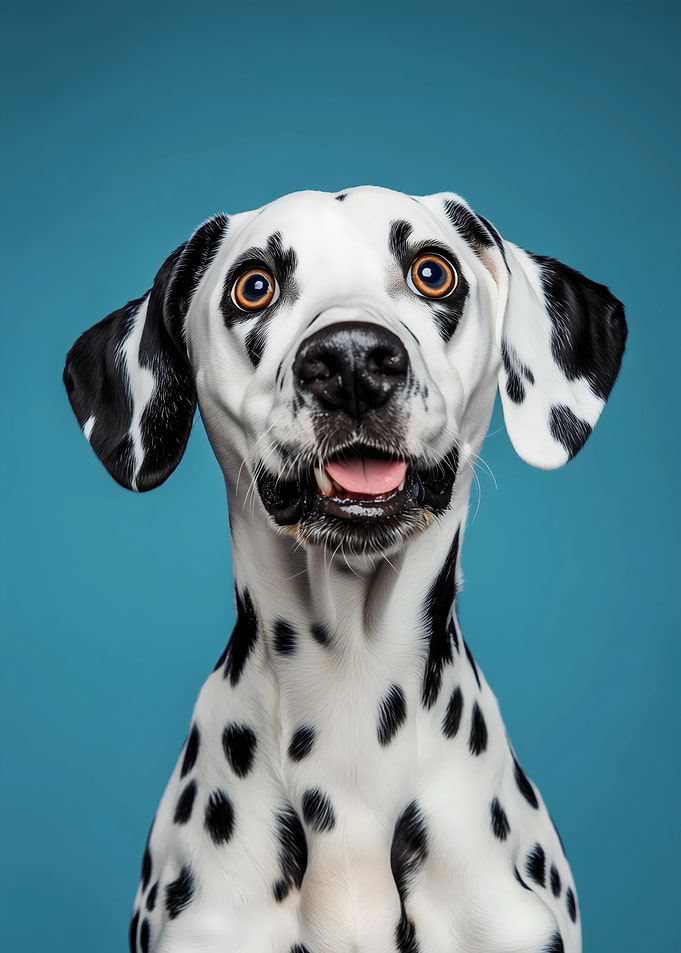 Dalmatian Dog Portrait