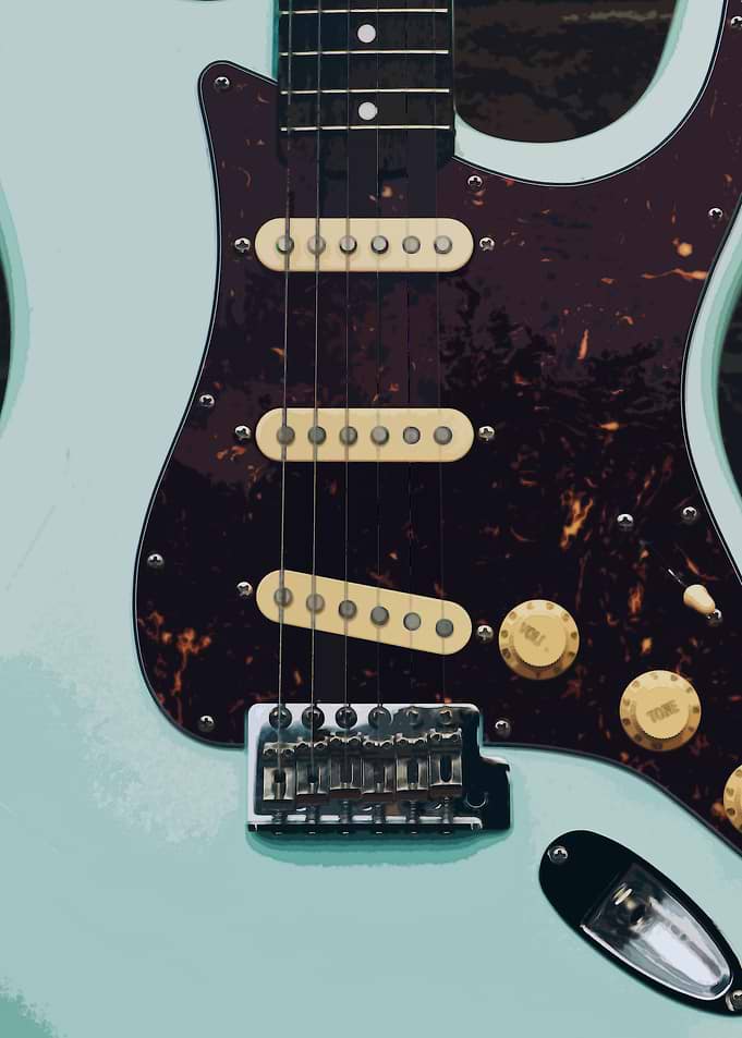 Electric Guitar Detail