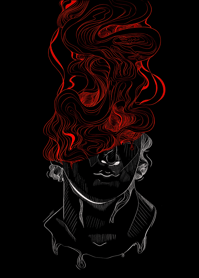 Red Smoke face