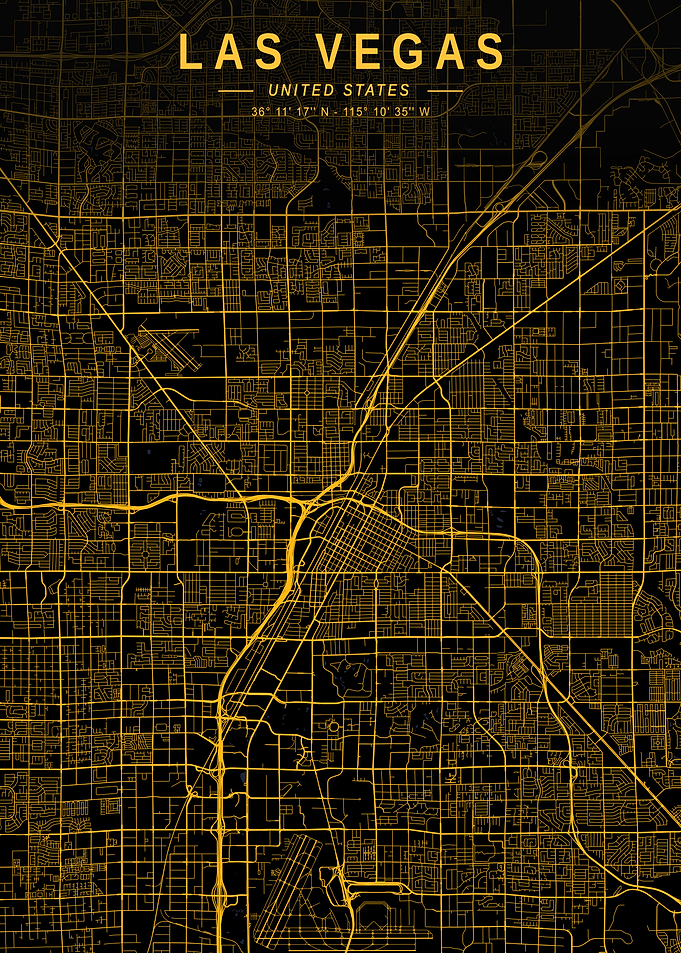 Las Vegas Golden City Map