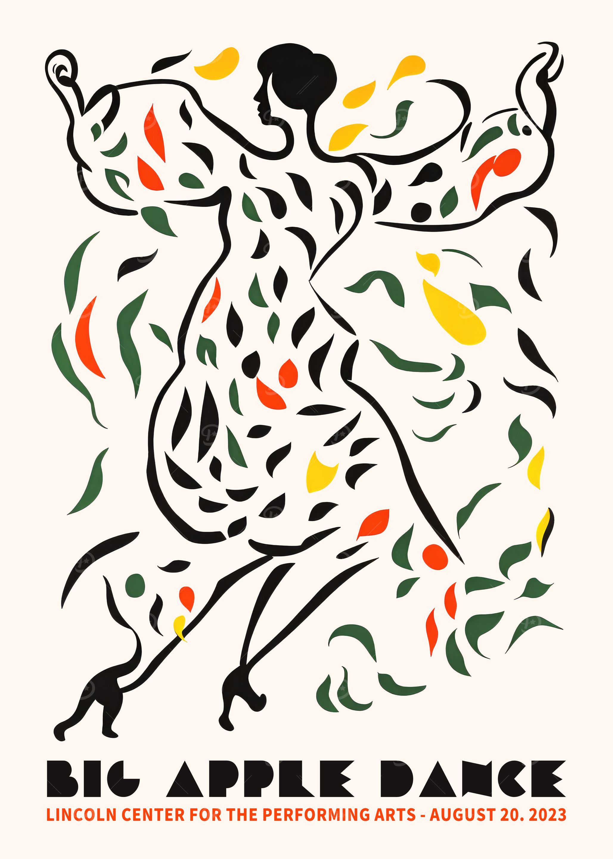 Big Apple Dance Poster