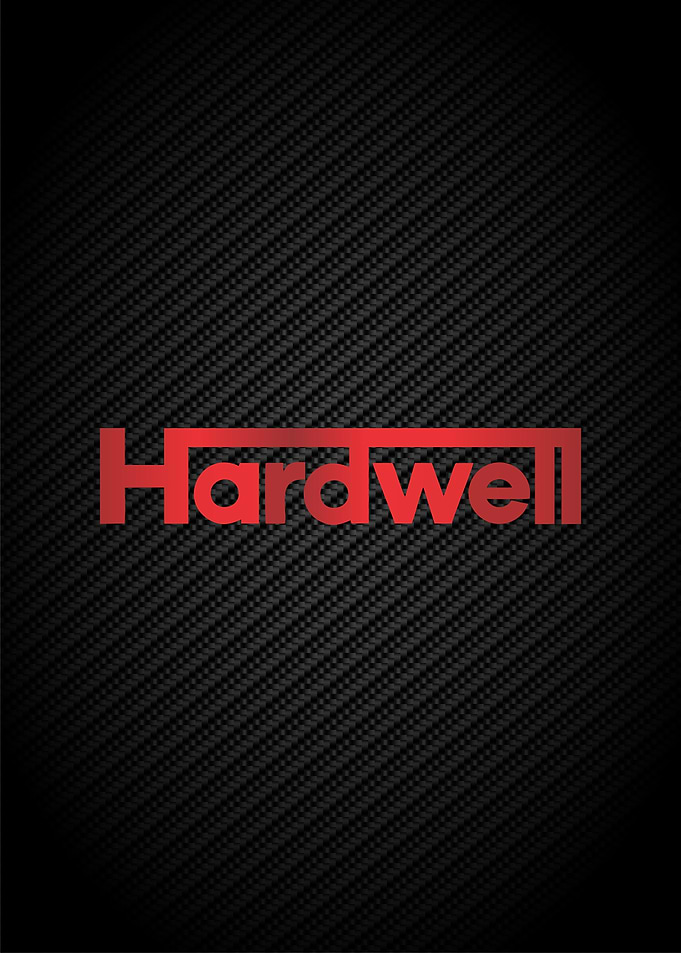 Hardwell Logo on Carbon Fiber