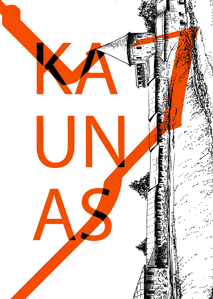 Kaunas Castle Illustration