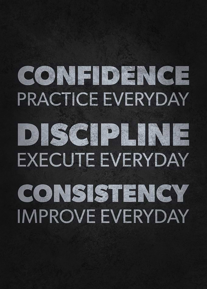 Confidence, Discipline, Consistency - Success Motivational