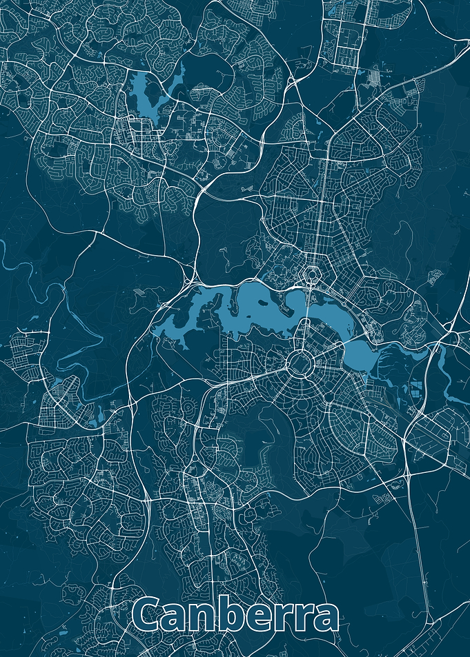 Canberra City Map
