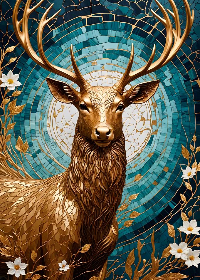 Golden Deer Kintsugi