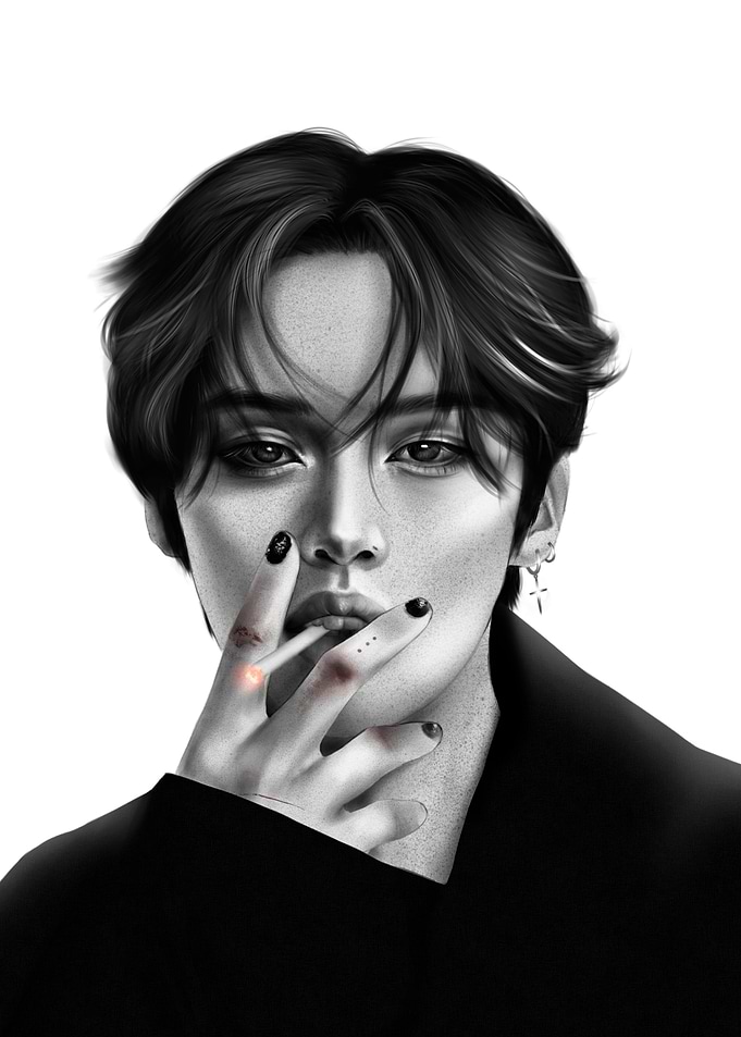 Black and White Portrait