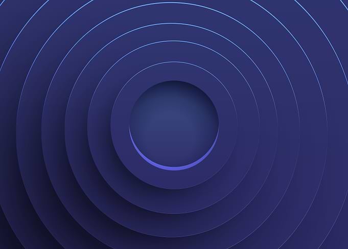 Abstract Blue Circles
