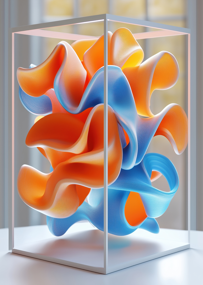Abstract 3D Sculpture