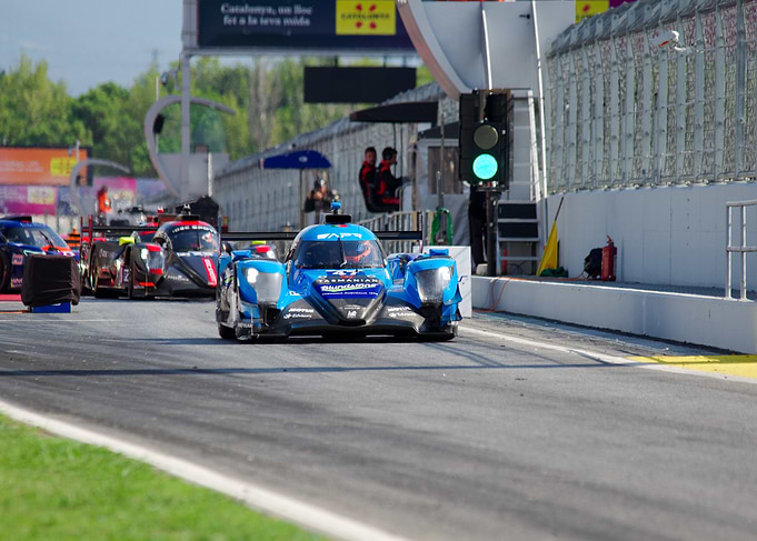 LMP3 Race Car on Track