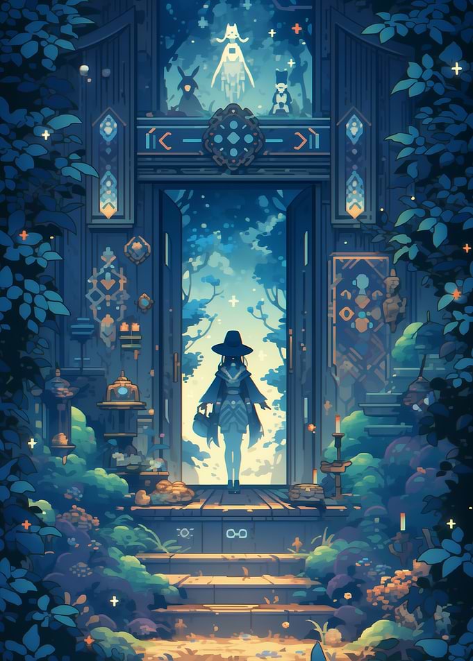 Mystical Forest Doorway