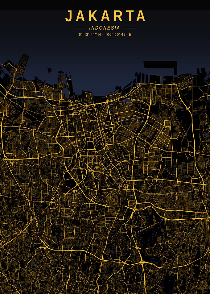 Jakarta Golden City Map