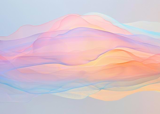 Abstract Pastel Waves