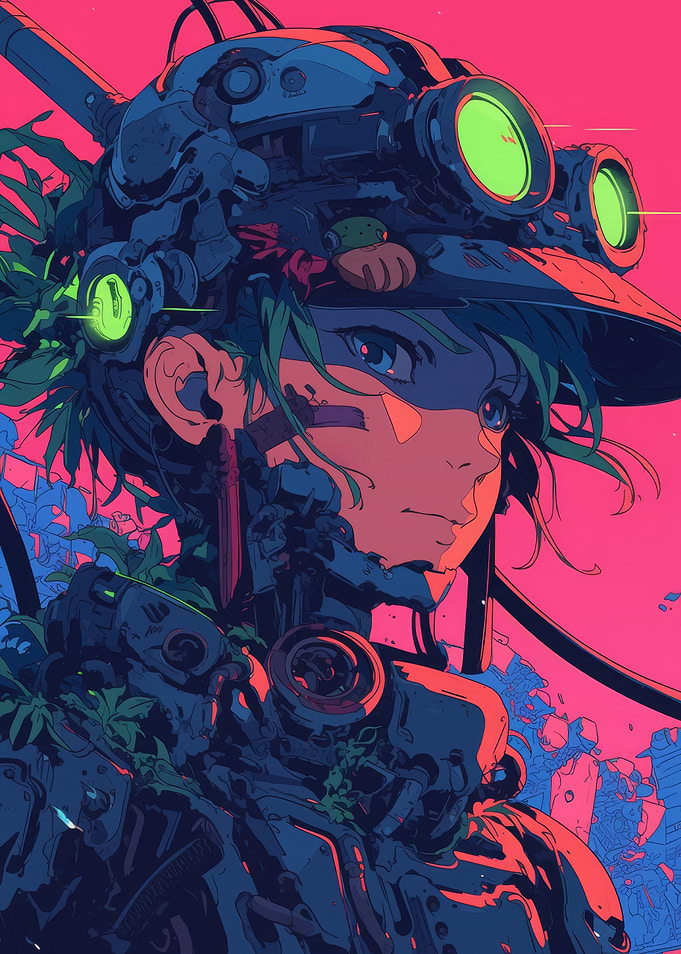 Cyberpunk Anime Girl