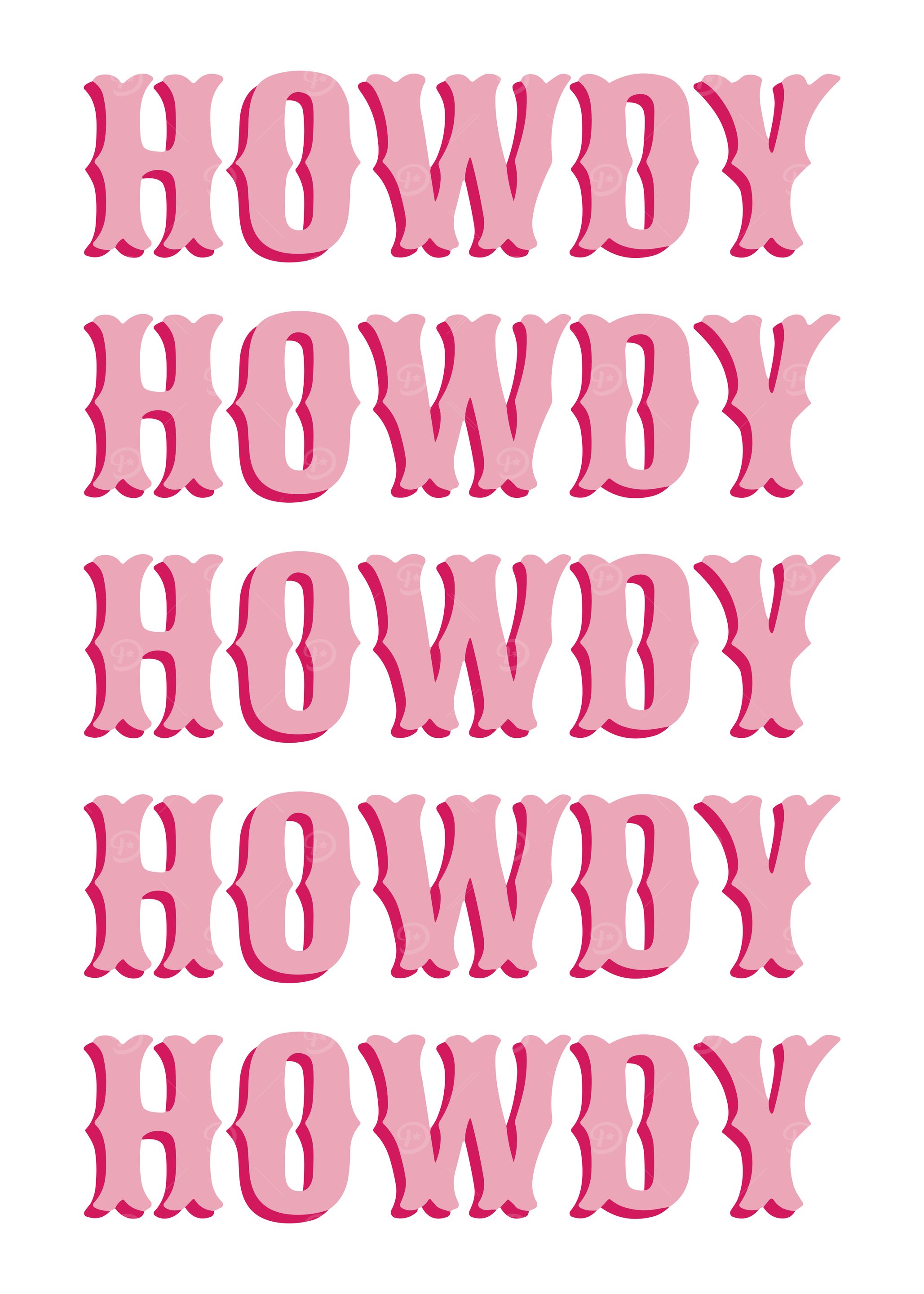 Howdy Western Greeting