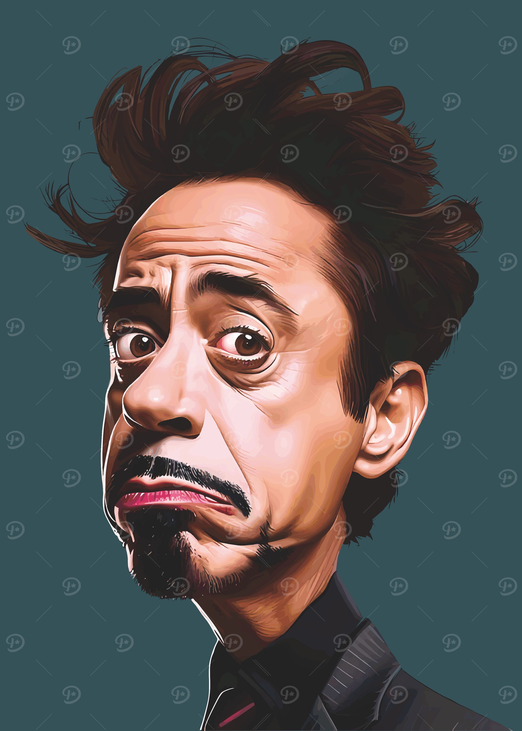 Great Robert Downey Jr. Caricature
