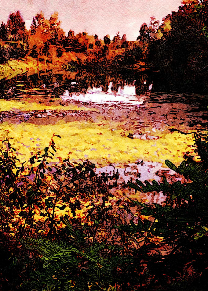 Autumnal Lake Scene