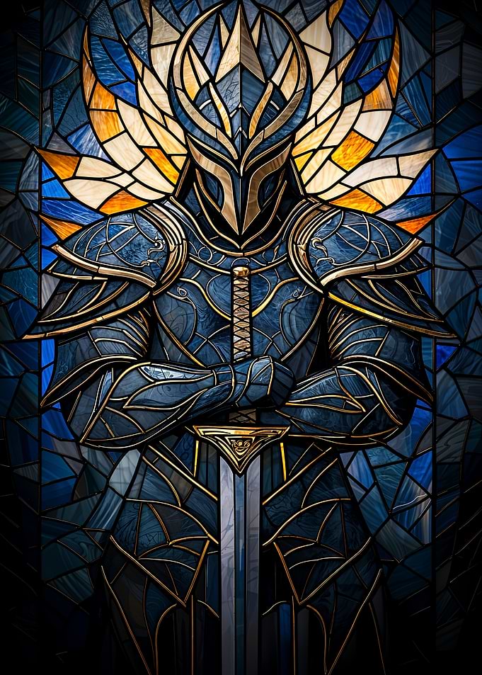 Stained Glass Knight