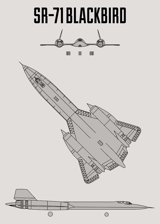 SR-71 Blackbird Print
