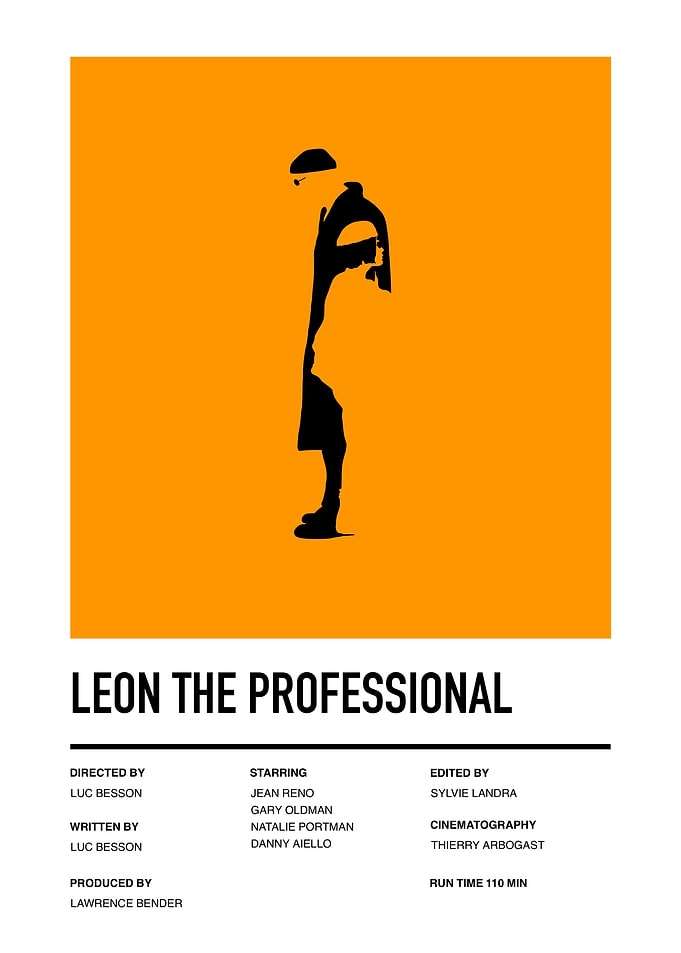 Leon The Professional Minimalist Poster