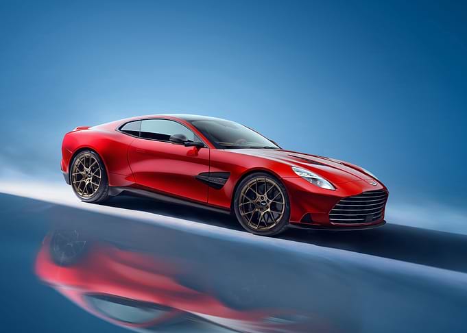 Red Aston Martin Coupe