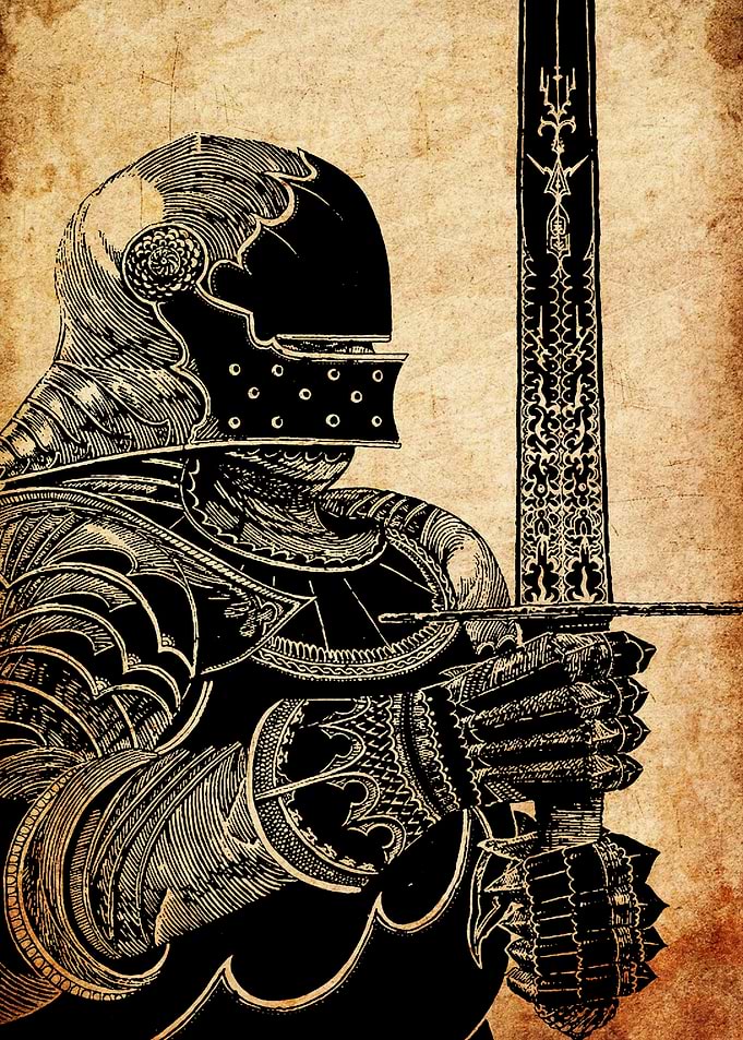 Medieval Knight Illustration