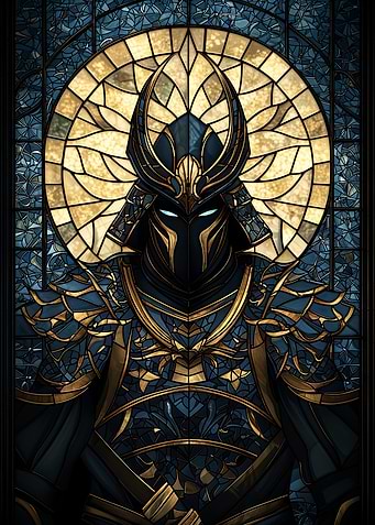 Stained Glass Samurai