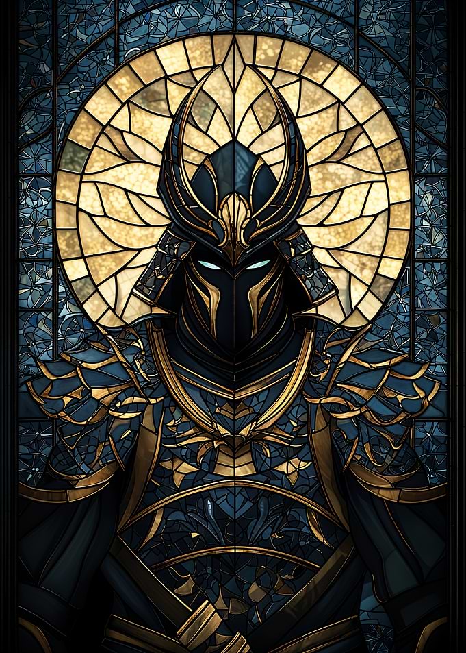 Stained Glass Samurai