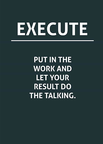 Execute: Work & Results