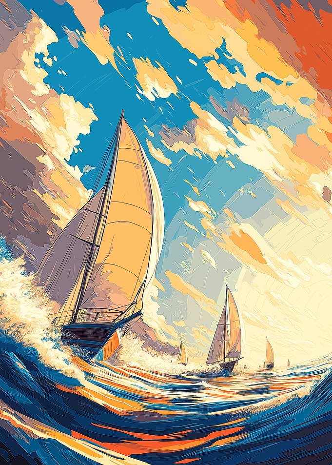 Sailing at Sunset