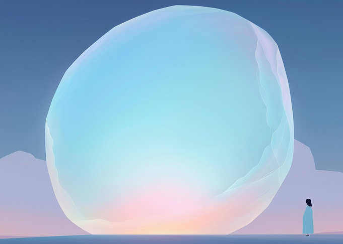 Silhouette and Orb