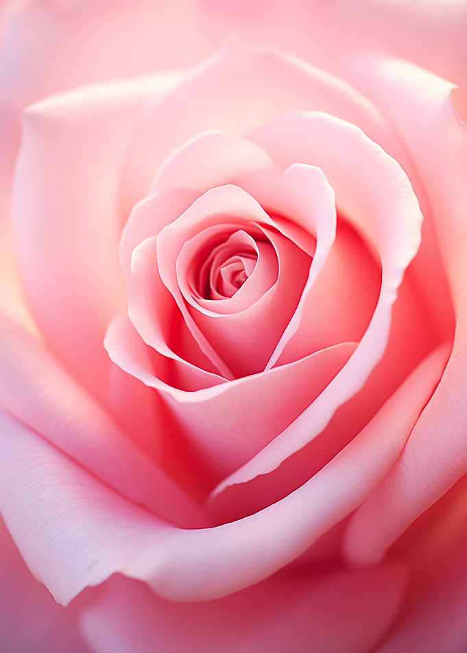 Pink Rose Close-Up