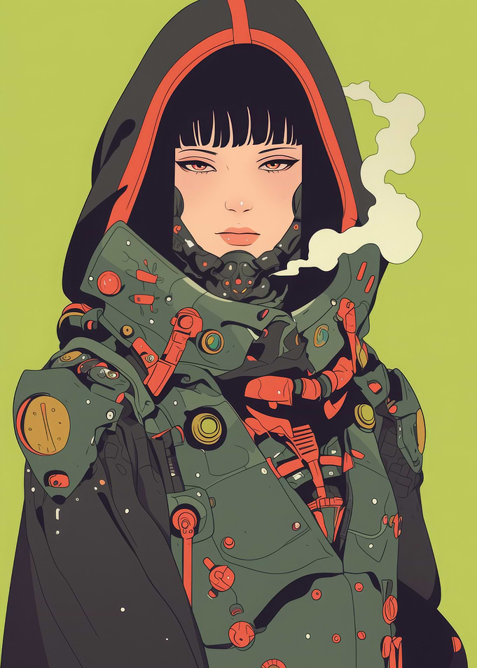 Cyberpunk Female Character