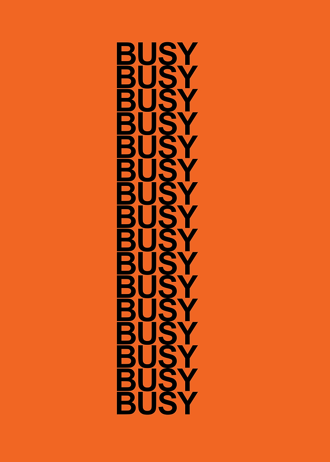 Busy Text Art