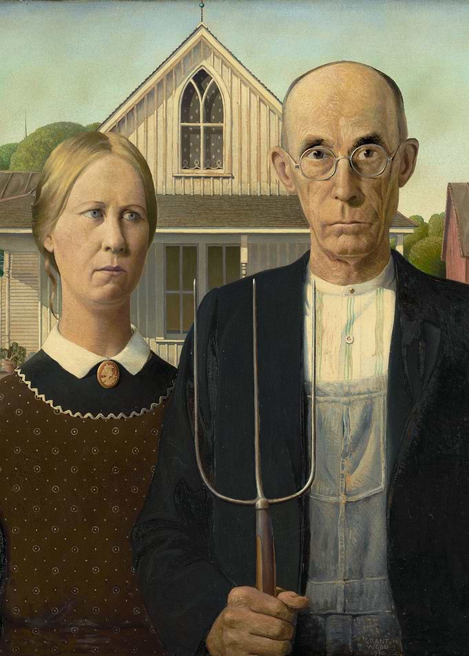 American Gothic Couple