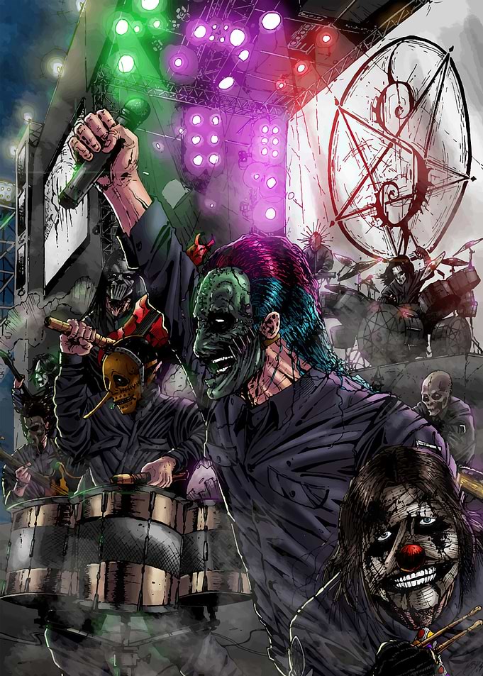 Slipknot Concert Illustrat