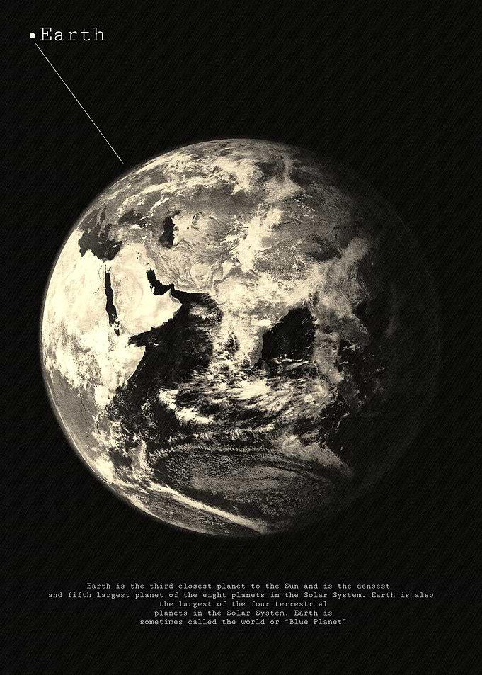Earth Planet Illustration
