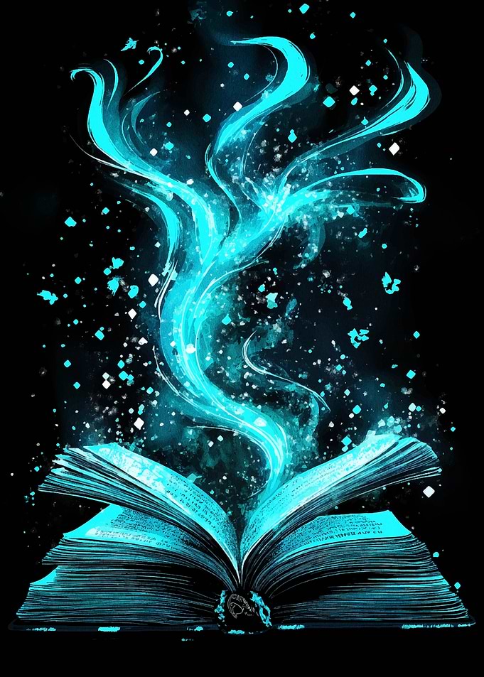 Magical Book Watercolor
