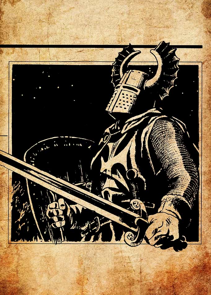 Medieval Knight Illustration