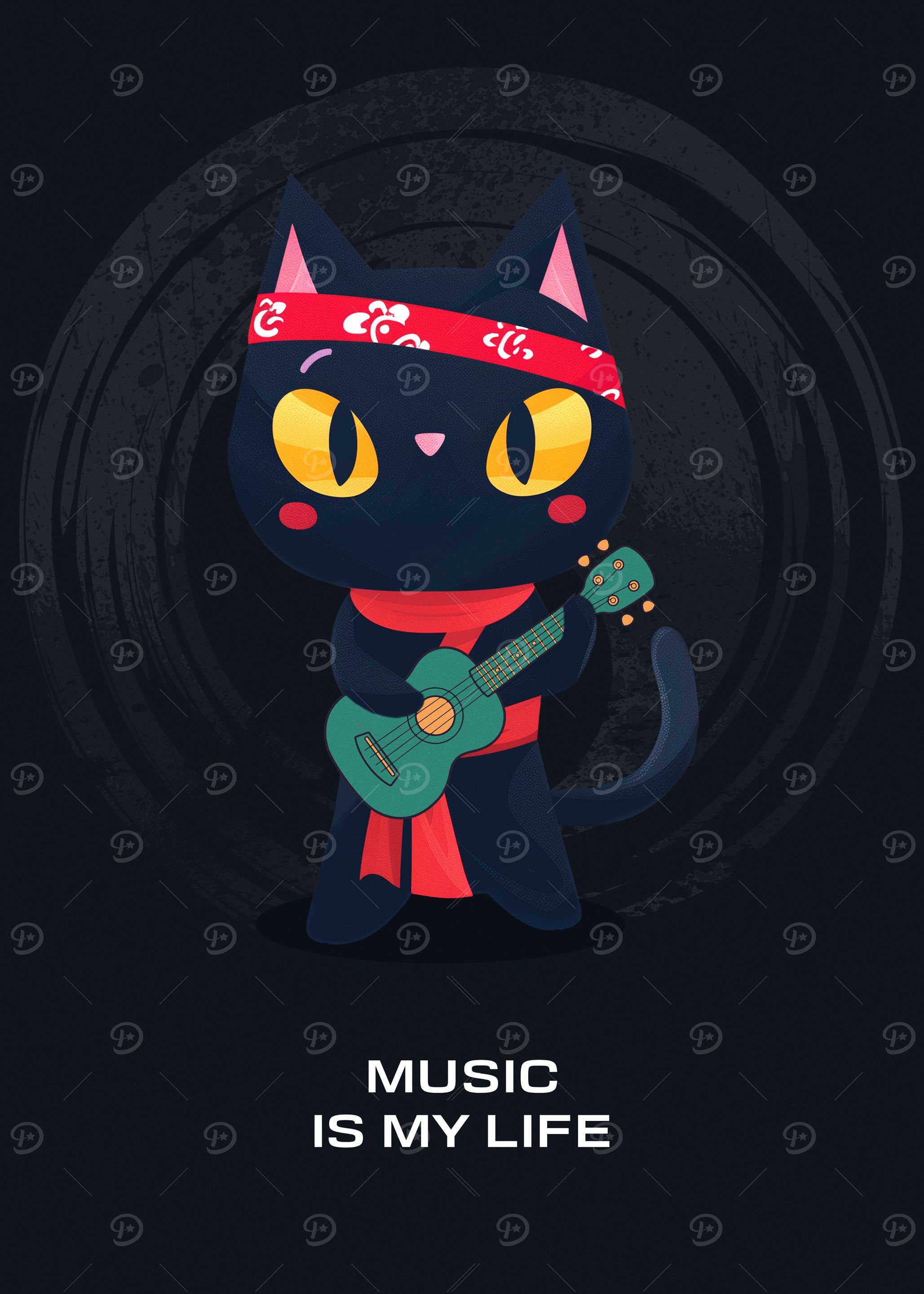 Cool Cat Musician