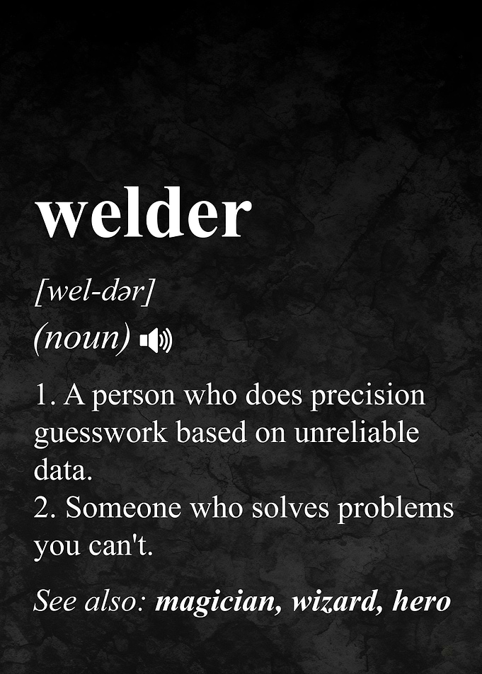 Welder Definition Print