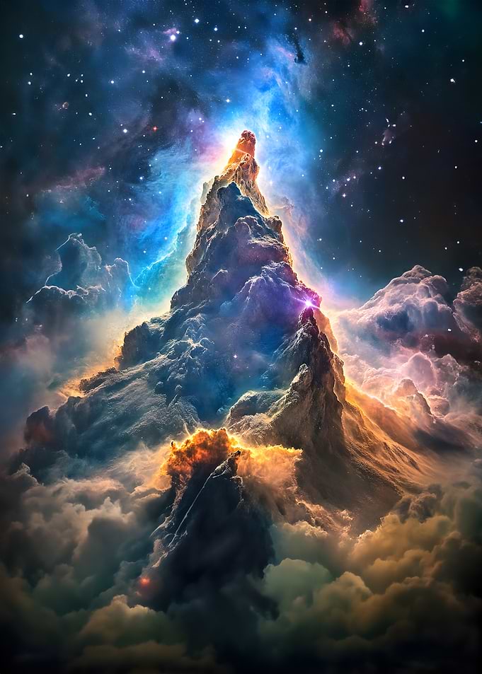 Cosmic Mountain Peak