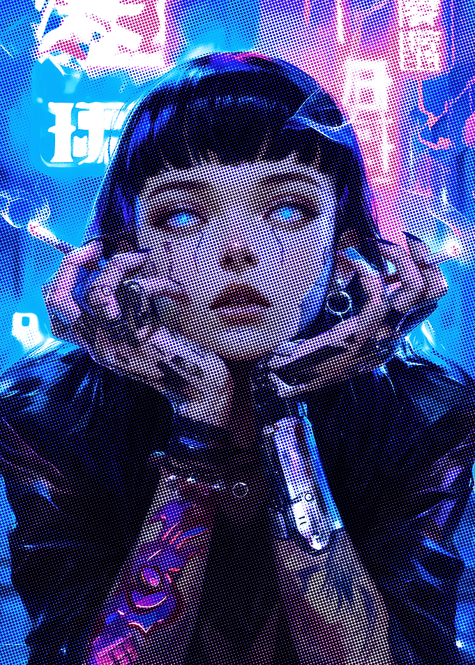 Cyberpunk Anime Girl