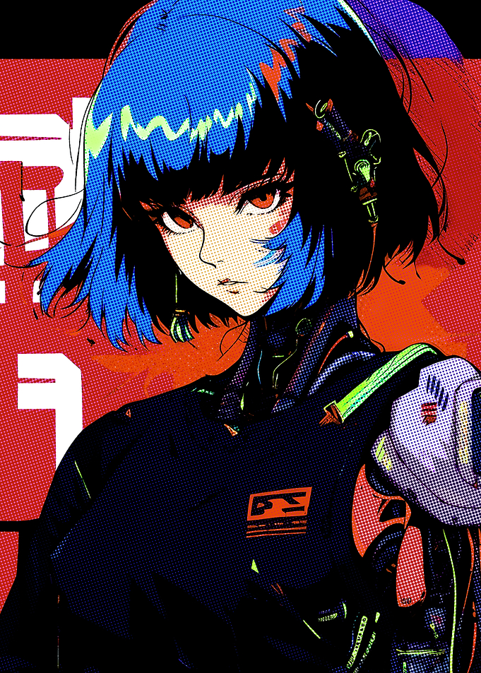 Cyberpunk Anime Girl