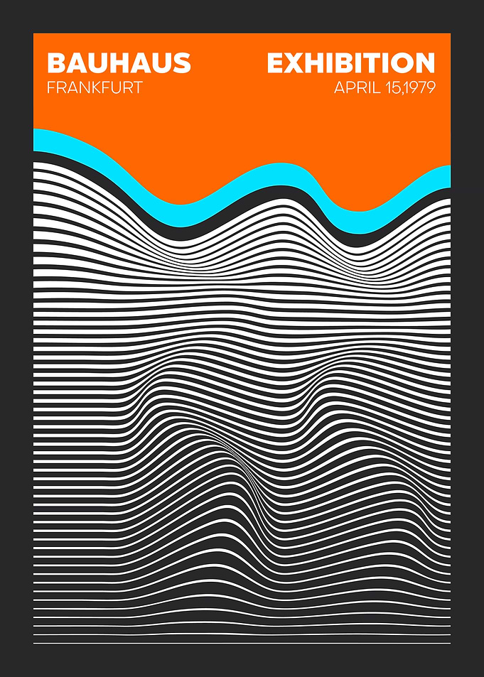 Bauhaus Frankfurt Exhibition Poster 1979